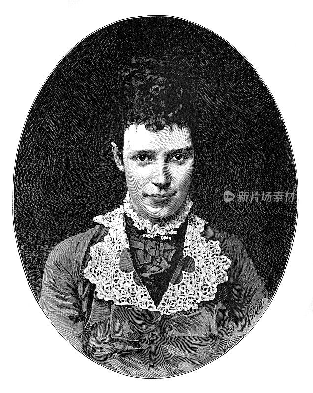 沙皇达格玛 玛丽亚・费奥多罗夫娜 俄罗斯肖像 1882